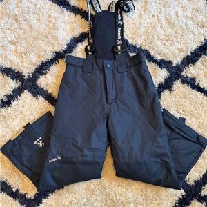 Kamik navy Snow Pants with removable bib size 7